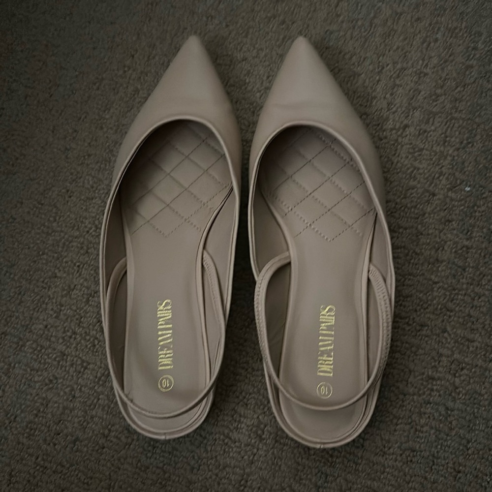 Dream Pairs Low Heel Slingbacks